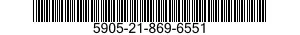 5905-21-869-6551 RESISTOR,FIXED,COMPOSITION 5905218696551 218696551