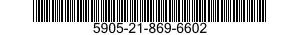 5905-21-869-6602 RESISTOR,FIXED,COMPOSITION 5905218696602 218696602