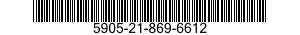 5905-21-869-6612 RESISTOR,FIXED,COMPOSITION 5905218696612 218696612