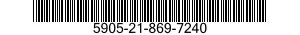 5905-21-869-7240 RESISTOR,VARIABLE,NONWIRE WOUND,NONPRECISION 5905218697240 218697240