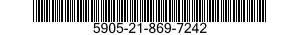 5905-21-869-7242 RESISTOR,VARIABLE,NONWIRE WOUND,NONPRECISION 5905218697242 218697242