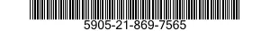 5905-21-869-7565 RESISTOR,FIXED,FILM 5905218697565 218697565