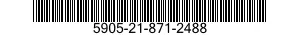 5905-21-871-2488 RESISTOR,FIXED,WIRE WOUND,INDUCTIVE 5905218712488 218712488