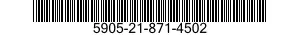 5905-21-871-4502 RESISTOR,VARIABLE,NONWIRE WOUND,NONPRECISION 5905218714502 218714502
