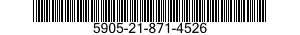 5905-21-871-4526 RESISTOR,FIXED,COMPOSITION 5905218714526 218714526
