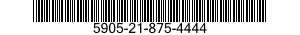 5905-21-875-4444 RESISTOR,FIXED,WIRE WOUND,INDUCTIVE 5905218754444 218754444