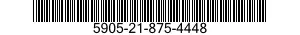 5905-21-875-4448 RESISTOR,FIXED,WIRE WOUND,INDUCTIVE 5905218754448 218754448
