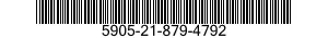 5905-21-879-4792 RESISTOR NETWORK,FIXED,FILM 5905218794792 218794792