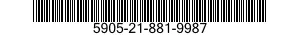 5905-21-881-9987 RESISTOR,VARIABLE,WIRE WOUND,NONPRECISION 5905218819987 218819987