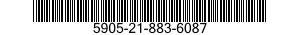 5905-21-883-6087 RESISTOR,FIXED,FILM 5905218836087 218836087