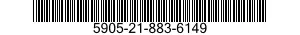 5905-21-883-6149 RESISTOR,FIXED,COMPOSITION 5905218836149 218836149