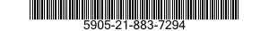 5905-21-883-7294 RESISTOR,FIXED,WIRE WOUND,INDUCTIVE 5905218837294 218837294
