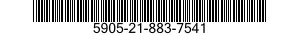 5905-21-883-7541 RESISTOR NETWORK,FIXED,FILM 5905218837541 218837541
