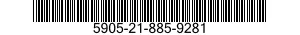5905-21-885-9281 RESISTOR,FIXED,WIRE WOUND,INDUCTIVE 5905218859281 218859281