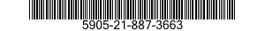 5905-21-887-3663 RESISTOR,FIXED,COMPOSITION 5905218873663 218873663