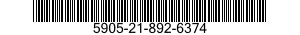 5905-21-892-6374 RESISTOR NETWORK,FIXED,FILM 5905218926374 218926374