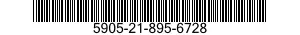 5905-21-895-6728 RESISTOR,FIXED,FILM 5905218956728 218956728