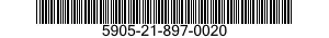 5905-21-897-0020 RESISTOR,VARIABLE,NONWIRE WOUND,NONPRECISION 5905218970020 218970020