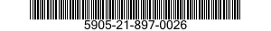5905-21-897-0026 RESISTANCE ELEMENT 5905218970026 218970026
