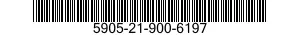 5905-21-900-6197 RESISTOR,FIXED,COMPOSITION 5905219006197 219006197