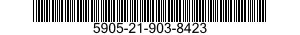 5905-21-903-8423 RESISTOR,FIXED,WIRE WOUND,NONINDUCTIVE 5905219038423 219038423