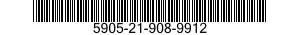 5905-21-908-9912 RESISTOR,FIXED,WIRE WOUND,NONINDUCTIVE 5905219089912 219089912