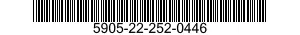 5905-22-252-0446  5905222520446 222520446