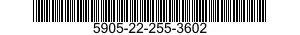 5905-22-255-3602  5905222553602 222553602