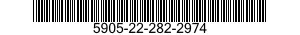 5905-22-282-2974 RESISTOR,FIXED,FILM 5905222822974 222822974