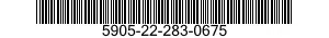 5905-22-283-0675  5905222830675 222830675