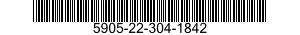5905-22-304-1842 RESISTOR,VARIABLE,WIRE WOUND 5905223041842 223041842