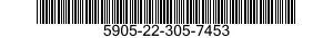 5905-22-305-7453 RESISTOR,VOLTAGE SENSITIVE 5905223057453 223057453