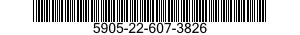 5905-22-607-3826 RESISTOR ASSORTMENT 5905226073826 226073826