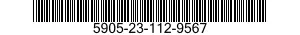 5905-23-112-9567 RESISTOR.22KOHM1/4W 5905231129567 231129567