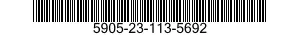 5905-23-113-5692 RESISTOR,CHIP,FILM 5905231135692 231135692