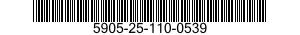 5905-25-110-0539  5905251100539 251100539
