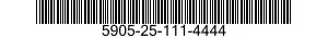 5905-25-111-4444  5905251114444 251114444