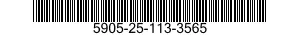 5905-25-113-3565 RESISTOR,VARIABLE,W 5905251133565 251133565