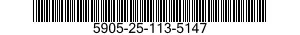 5905-25-113-5147 RESISTOR VARIABLE 5905251135147 251135147