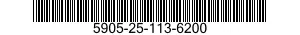 5905-25-113-6200 RESISTOR,ADJUSTABLE 5905251136200 251136200