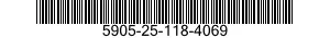 5905-25-118-4069 POTENTIOMETER 5905251184069 251184069