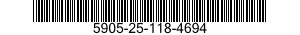 5905-25-118-4694 RESISTOR,VARIABLE 5905251184694 251184694