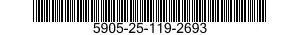 5905-25-119-2693 RESISTOR,VARIABLE,W 5905251192693 251192693