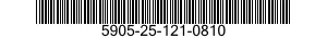5905-25-121-0810 RESISTOR,VARIABLE,NONWIRE WOUND,NONPRECISION 5905251210810 251210810