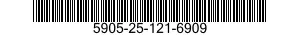 5905-25-121-6909 POTENTIOMETER 5905251216909 251216909