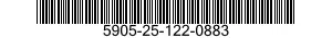 5905-25-122-0883 RESISTOR,VARIABLE,W 5905251220883 251220883