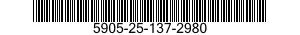 5905-25-137-2980 RESISTOR,VARIABLE,NONWIRE WOUND,NONPRECISION 5905251372980 251372980