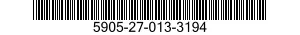 5905-27-013-3194 RESISTOR,FIXED,FILM 5905270133194 270133194