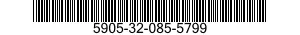5905-32-085-5799 RESISTOR NETWORK,FIXED,FILM 5905320855799 320855799