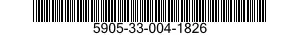 5905-33-004-1826 RESISTOR,VARIABLE,NONWIRE WOUND,NONPRECISION 5905330041826 330041826